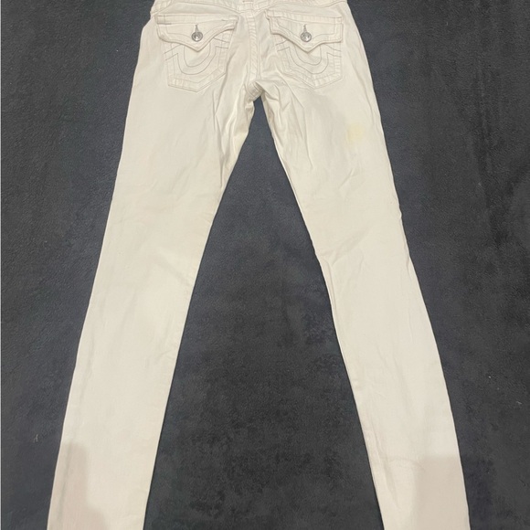 Size 26 True Religion white skinny jeans - Picture 3 of 3